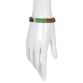 Jay King Multicolor Turquoise and Jarosite Bead Stretch Bracelet, 7-1/2"